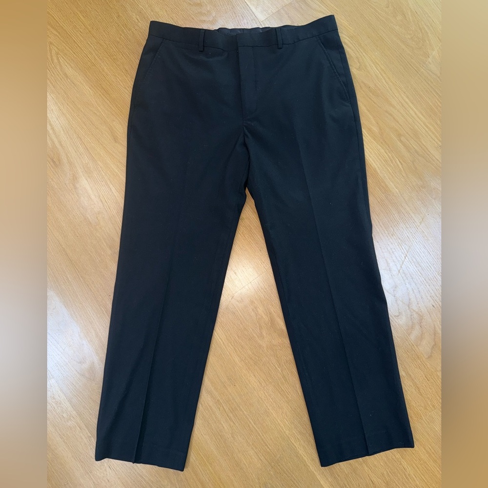 JF J.Ferrar Men's Black Dress Pants